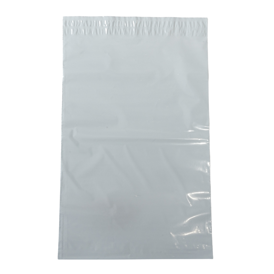 Coex verzendzak gerecycled plastic - 240x325 mm + klep 50 mm