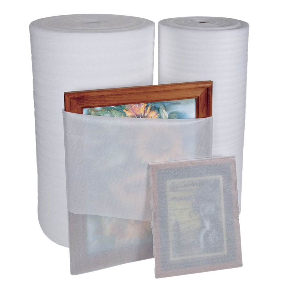 Polyethyleen schuim - 100 cm. x 500 meter dikte 1 mm.