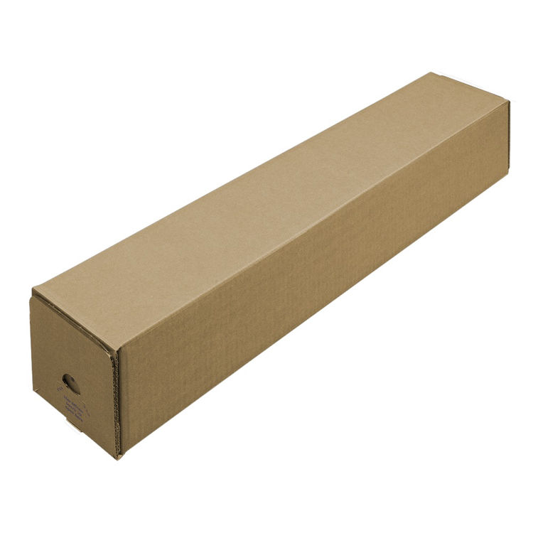 Langwerpige doos Nr 2 -           430 x 105 x 105 mm B-golf 3 mm - bruin