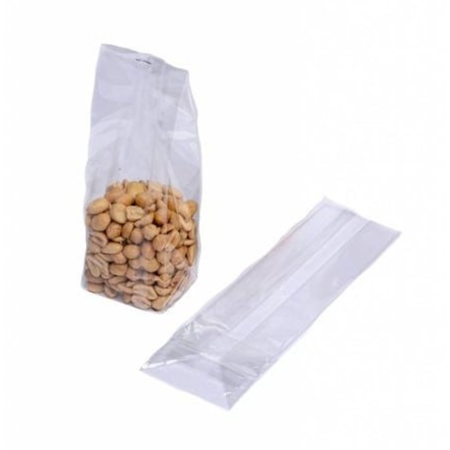 OPP blokbodemzakjes gesealed - 55 + 35 x 180mm - 40µ