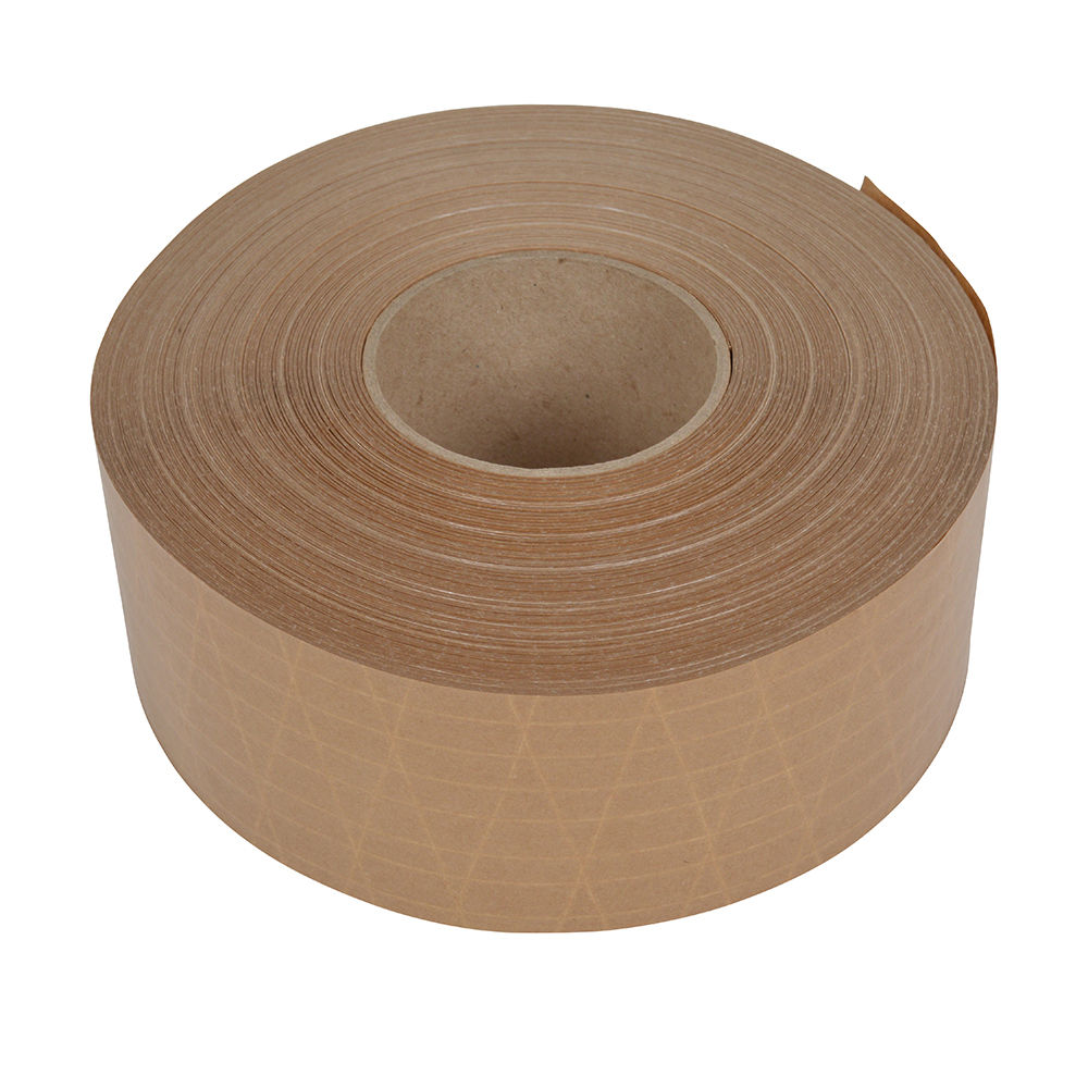 Ecopack zelfklevend papiertape - 75 mm x 50 meter - Bruin