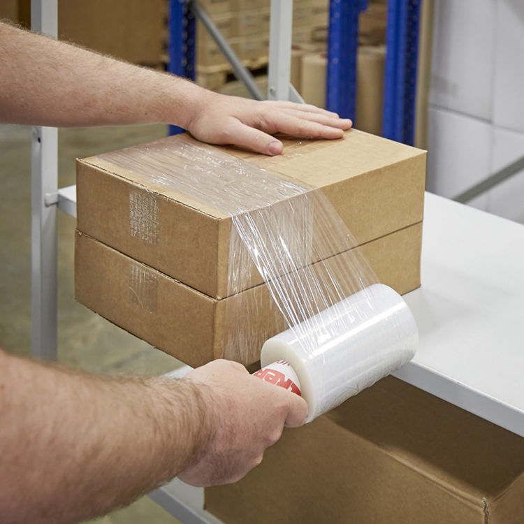 Stretchfolie dispenser - chroom Stretchfolie dispenser - chroom
