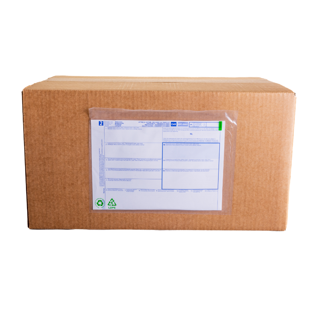 Paklijst enveloppen C5 60% recycled PE Transparant