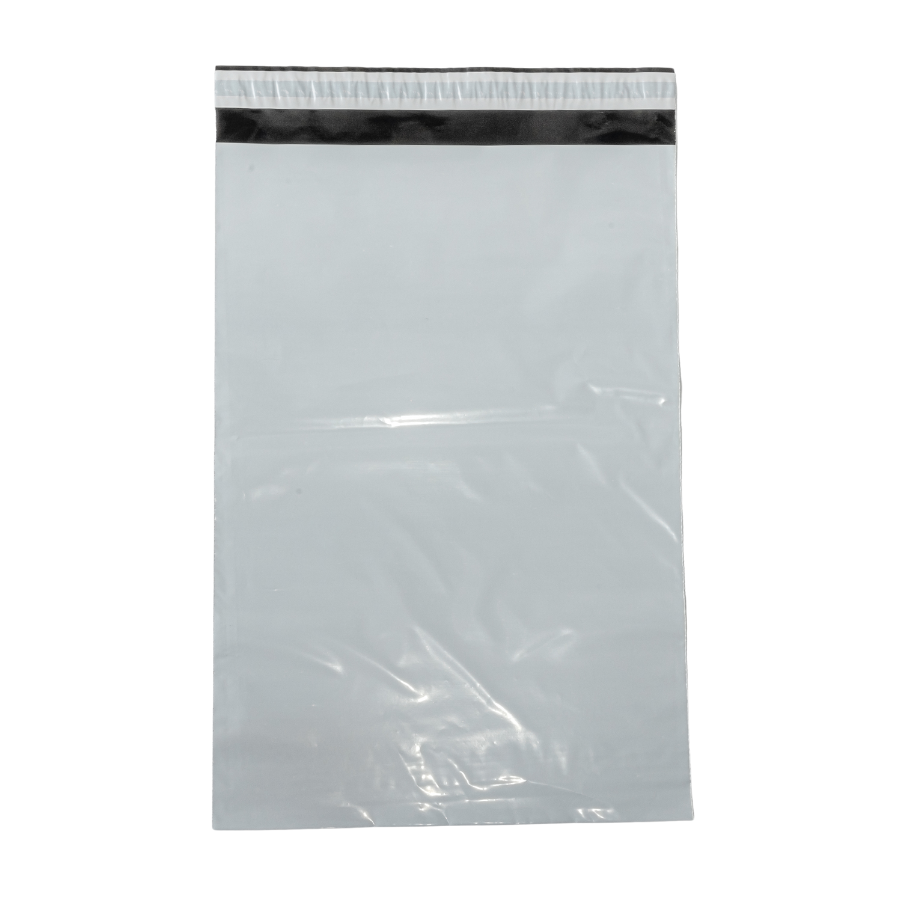 Coex verzendzak gerecycled plastic - 240x325 mm + klep 50 mm