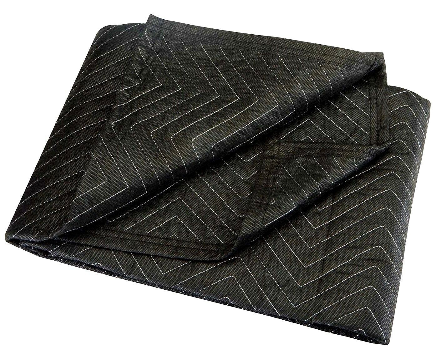 Quilted verhuisdeken 180x203 - zwart-zwart Quilted verhuisdeken 180x203 - zwart-zwart