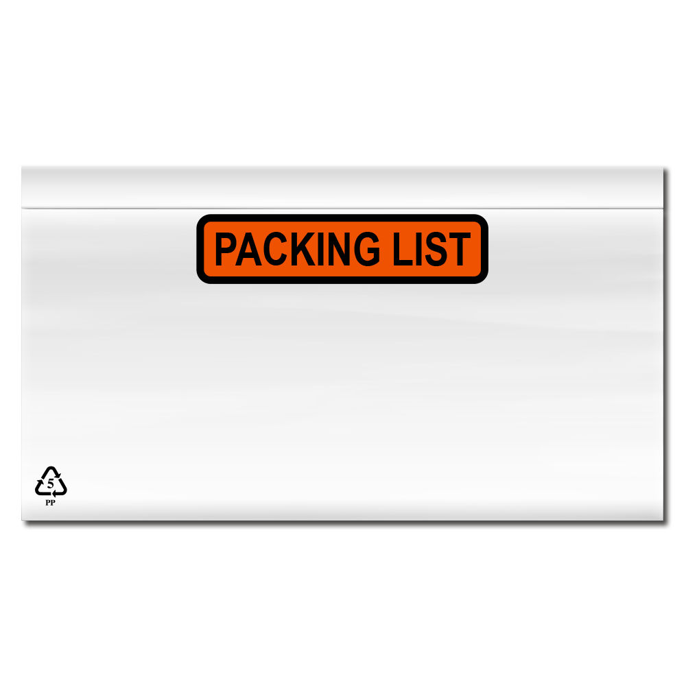 Paklijst enveloppen 165 x 125 mm - A6 - blanko