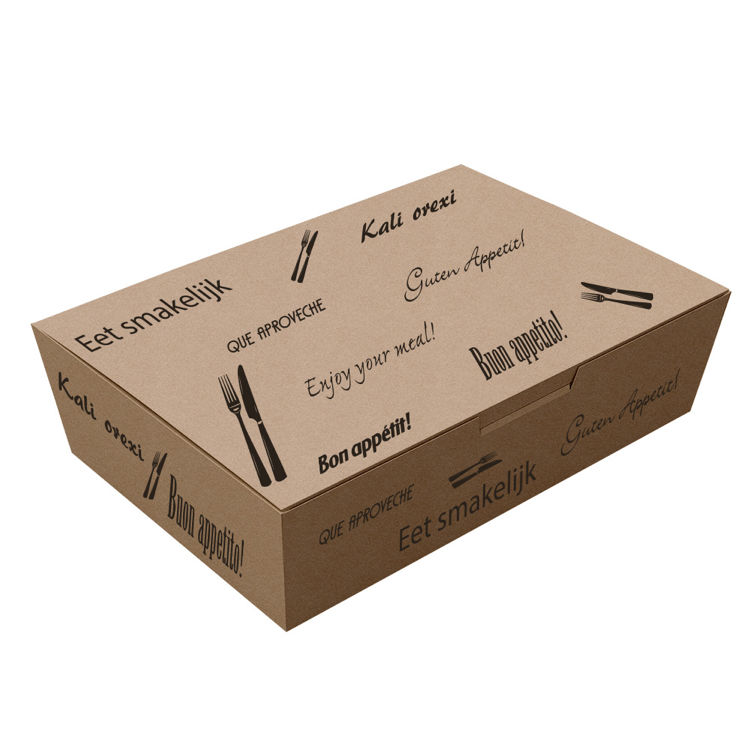 Maaltijd Boxen Maaltijd Boxen Catering Doos Nr 2 430 X 300 X 1 Mm Bedrukt Maaltijd Boxen Catering Doos Nr 2 430 X 300 X 1 Mm Bedrukt