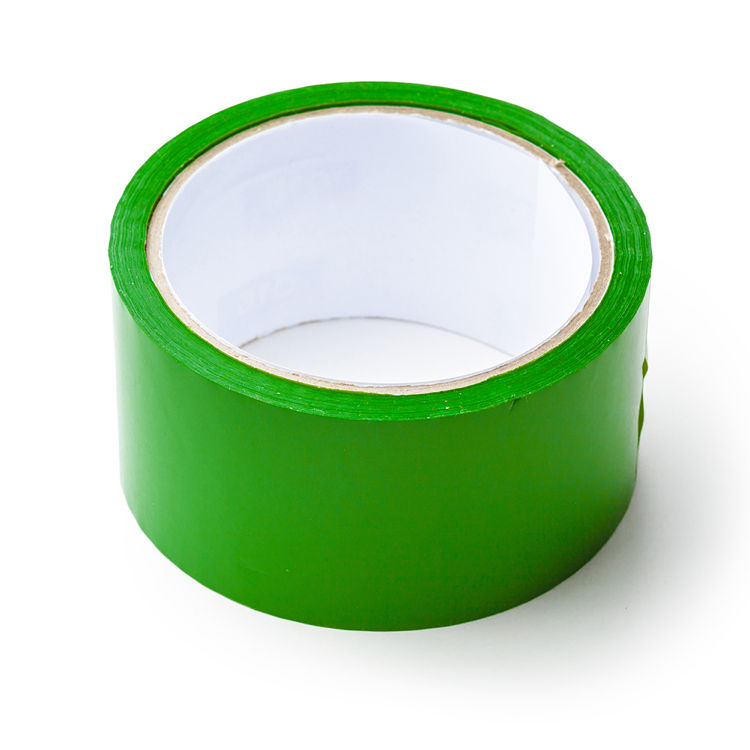 PP acryl low noise, 75 mm x 100 meter, Geel PP acryl low noise, 75 mm x 100 meter, Geel