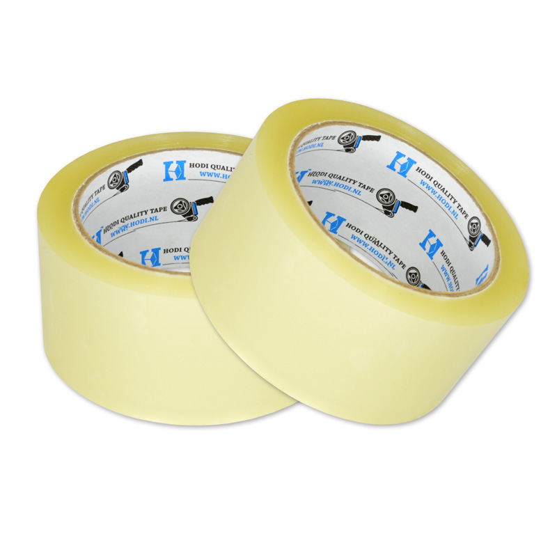 Netjes Componist George Eliot Hodi Quality - PP Acryl low noise tape - 50mm x 66m - 32 my - transparant |  HQ506TR