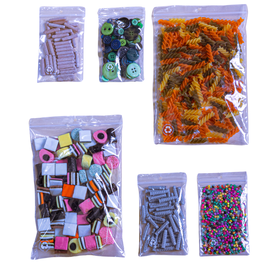 Gripzakjes 0,05x120x180 mm transparant Recycled