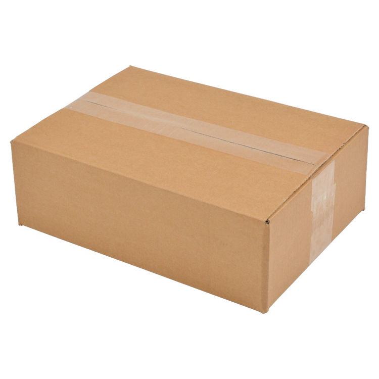 A4 drukwerkdozen - 310 x 220 x 100 mm - enkelgolf - bruin